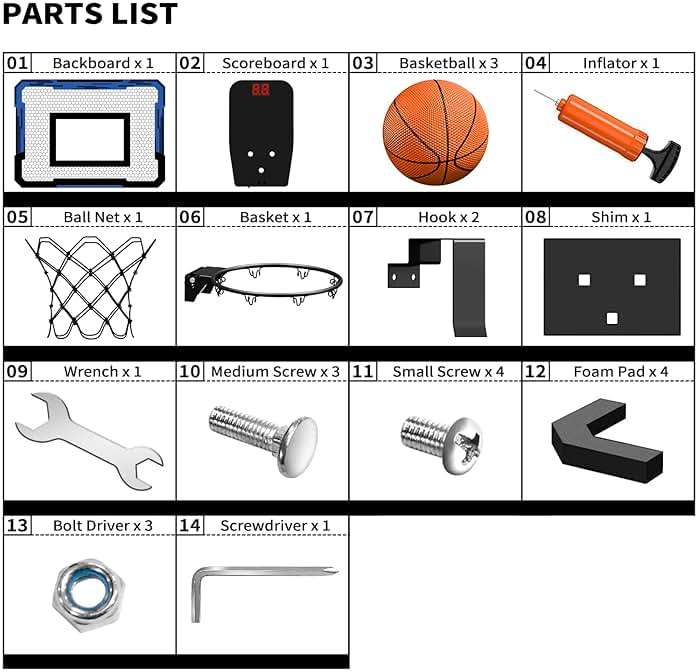 QDRAGON Mini Basketball Hoop, Over The Door Indoor, with 3 Balls/Inflator/Breakaway Rim, Basketball Toy Gifts for Kids and Adults, Suit for Bedroom/Office/Outdoor, Blue with Scoreboard - Image 10