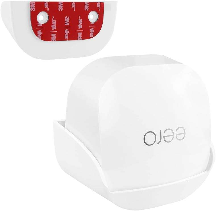 Wall Mount for eero 6 Plus Dual-Band Mesh Wi-Fi 6 (Strongly Adhesive Two-Way Installation, 1 Pack) - Image 1