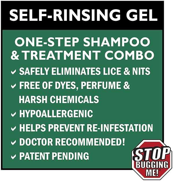Stop Bugging Me Maximum Strength Lice Treatment Shampoo for Lice & Eggs – Fast-Acting, All-Natural, Poison Free | Indoor Use | Gel Shampoo | 8 oz - Image 3