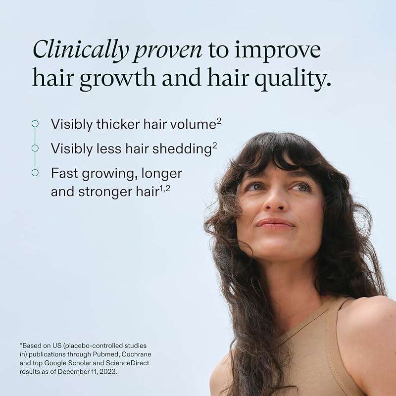 Nutrafol Women's Hair Growth Supplements, for Women Ages 18-44, Clinically Proven Hair Supplement for Visibly Thicker and Stronger Hair, Dermatologist Recommended - 1 Month Supply, 1 Refill Pouch - Image 3