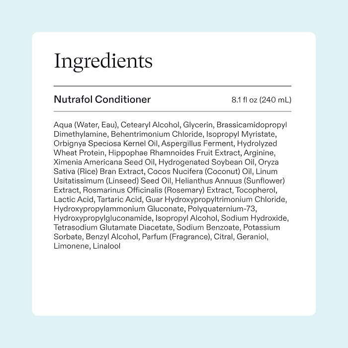 Nutrafol Conditioner, Physician-formulated for Thinning Hair, Moisturizing, Strengthening and Color Safe, Lightweight Protection - Image 6
