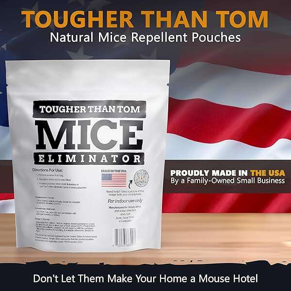10 Pack All-Natural Mice Repellent Pouches – Harmless Peppermint Essential Oil Mouse Deterrent - Keep Mice Out of Your Home and Your Family Safe - by Tougher Than Tom - Image 4