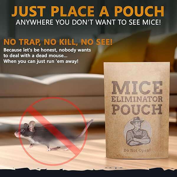 10 Pack All-Natural Mice Repellent Pouches – Harmless Peppermint Essential Oil Mouse Deterrent - Keep Mice Out of Your Home and Your Family Safe - by Tougher Than Tom - Image 5