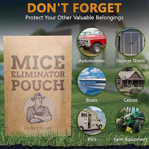 10 Pack All-Natural Mice Repellent Pouches – Harmless Peppermint Essential Oil Mouse Deterrent - Keep Mice Out of Your Home and Your Family Safe - by Tougher Than Tom - Image 7