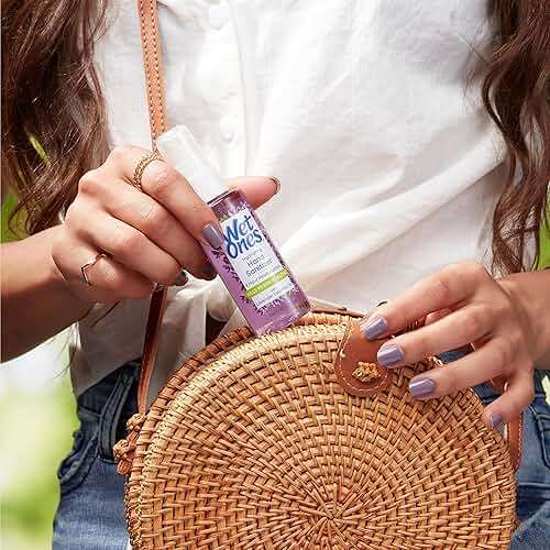 Wet Ones Hydrating Hand Sanitizer Spray Mist | Lavender-Scented Spray Hand Sanitizer Travel Size, 1.95oz (3 Pack) - Image 6