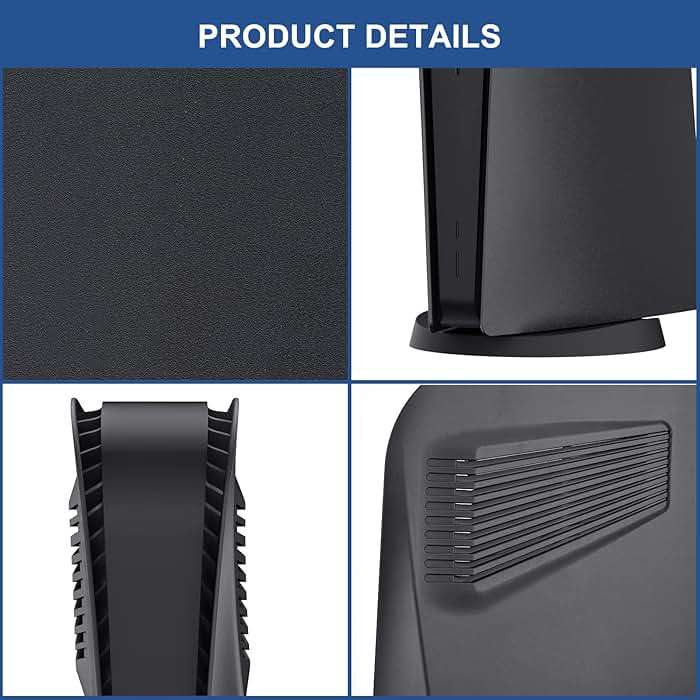 innoAura P5 Plates Cover Faceplates for 2020 Model P5 Digital Edition, Enhanced Cooling Vents & Dust Filter, Anti-Scratch Protective Case with Heat Dissipation Design (Black) - Image 8