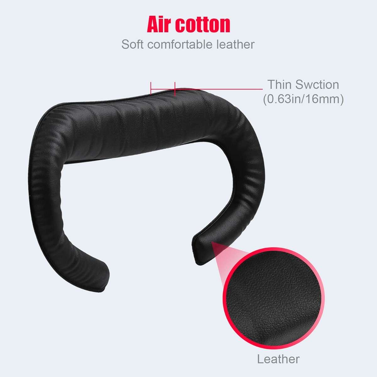VR Facial Interface and Foam Replacement Set for Oculus Meta Quest 2 | Removable Facial Interface Frame & Foam Face Covers Replacement & Anti-Leakage Nose Pad & Lens Cover - Image 7