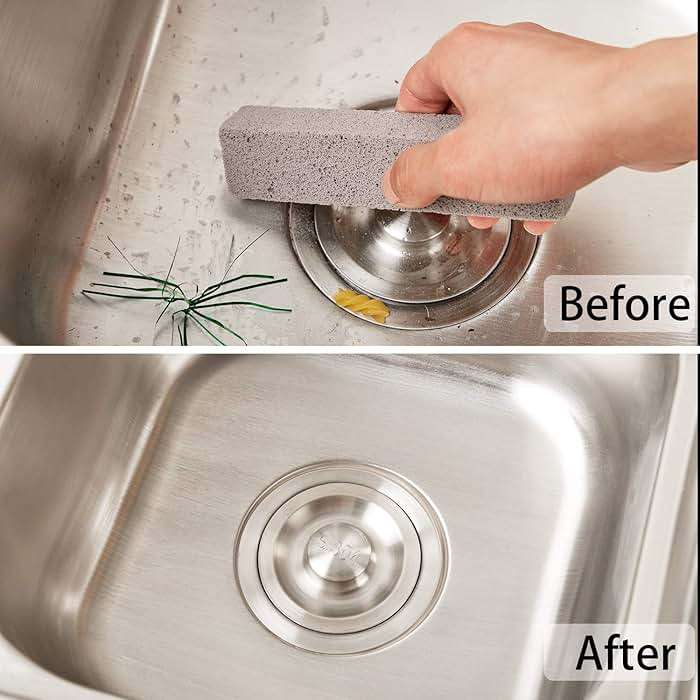 Chinco 200 Packs Pumice Stick for Cheaning, Pumice Scouring Stone Pad Removing Stain Grime Without Leaving Scratches for Kitchen Oven Stove Home Bathroom Toilet Pool House Cleaning Supplies - Image 4