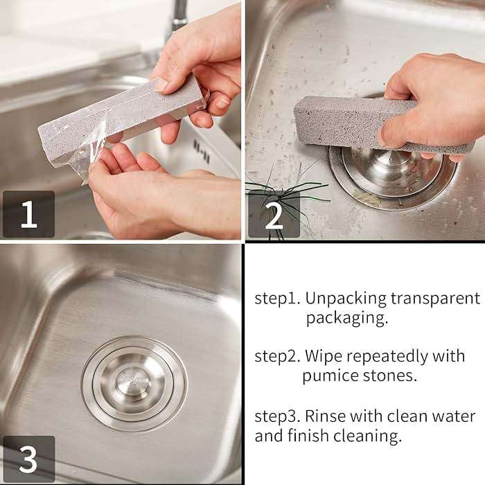 Chinco 200 Packs Pumice Stick for Cheaning, Pumice Scouring Stone Pad Removing Stain Grime Without Leaving Scratches for Kitchen Oven Stove Home Bathroom Toilet Pool House Cleaning Supplies - Image 6
