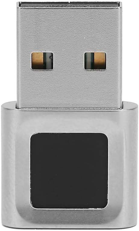 USB Fingerprint Reader Mini Fingerprint Scanner PC Dongle Windows Hello Fingerprint Reader for PC Laptop 360 Degree Touch Speedy Matching Biometric Portable USB Fingerprint Logger for Windows 10/11 - Image 9