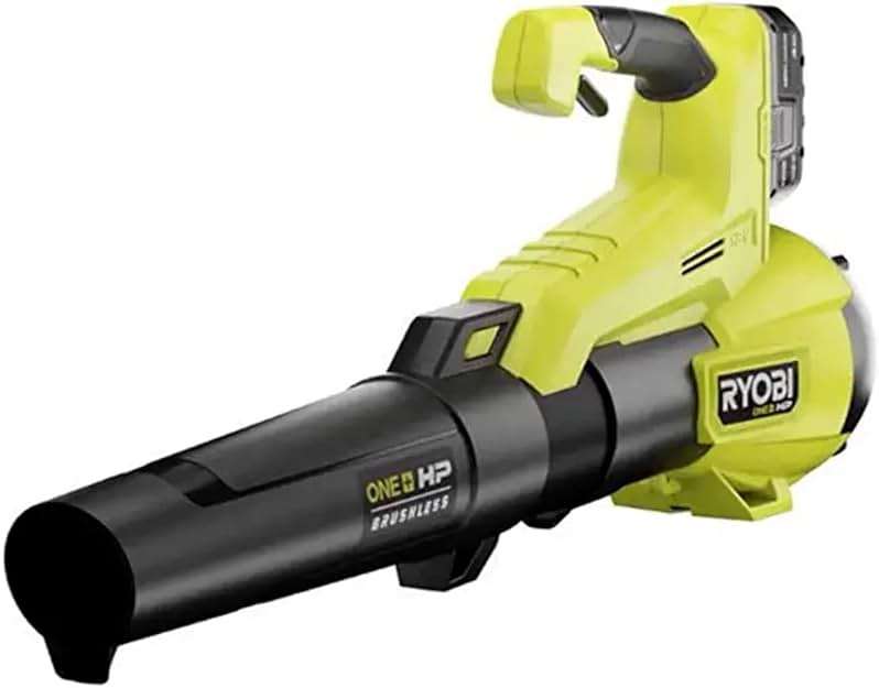 RYOBI ONE+ HP 18V Brushless 110 MPH 350 CFM Cordless Variable-Speed Jet Fan Leaf Blower w/ 4.0 Ah Battery and Charger - Image 1