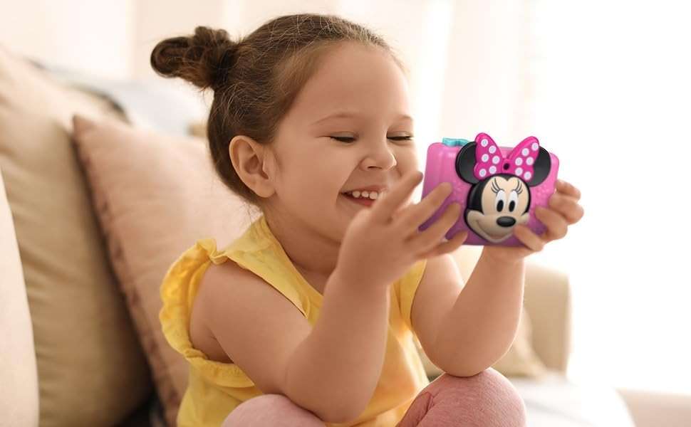 Minnie Mouse Kids Camera with SD Card, Digital Camera for Kids with Video Recording and Built-in Digital Stickers (Minnie) - Image 5