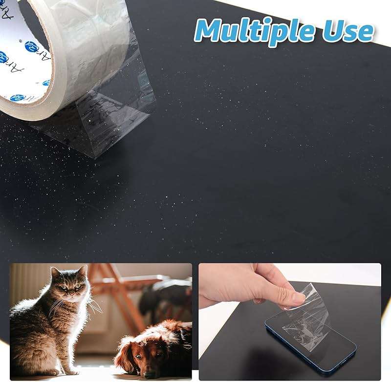 Art3d 6 Rolls Carton Sealing Tape Heavy Duty, Clear Packing Tape, 1.88" x 55 yds, 2 mil Thick - Image 4