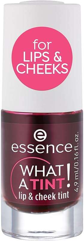 essence | What a Tint! Lip & Cheek Tint | Long-Lasting Liquid Blush & Lip Stain | Non-Sticky & Kiss-Proof | Vegan & Cruelty Free (01 | Kiss from a Rose) - Image 1