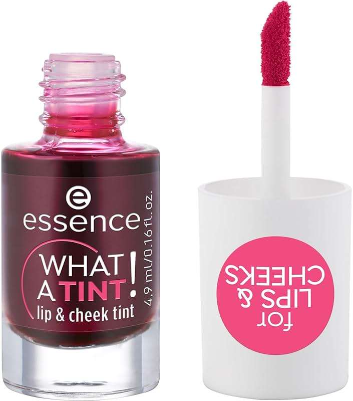 essence | What a Tint! Lip & Cheek Tint | Long-Lasting Liquid Blush & Lip Stain | Non-Sticky & Kiss-Proof | Vegan & Cruelty Free (01 | Kiss from a Rose) - Image 2