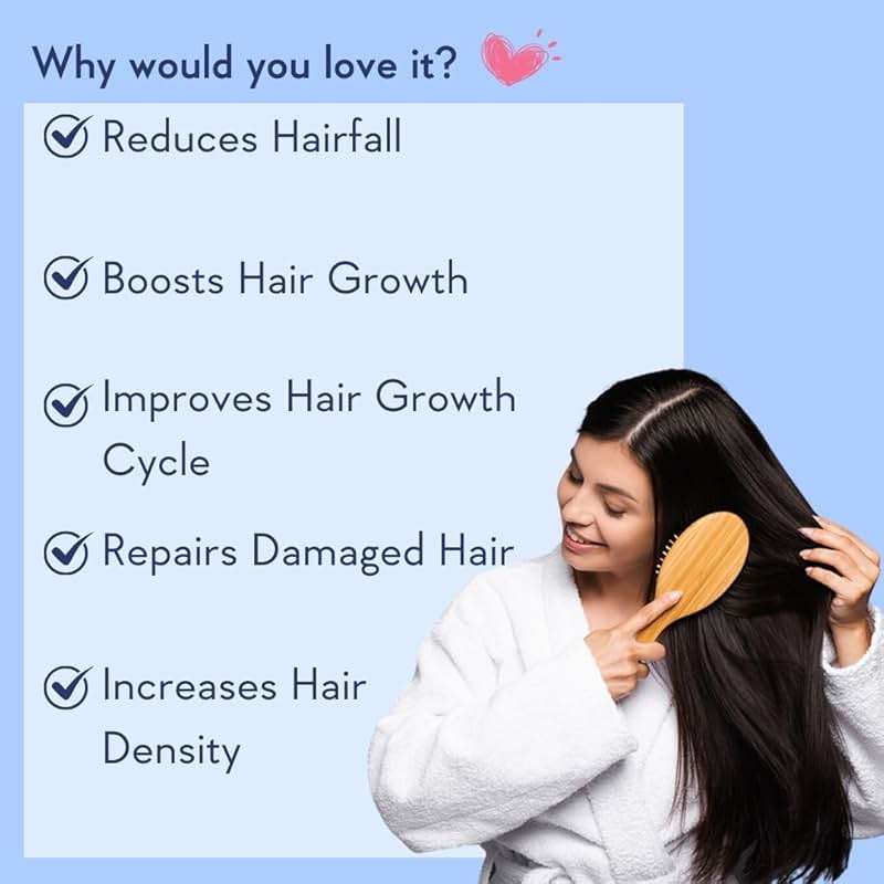 WishCare Hair Growth Serum Concentrate - Rosemary, 3% Redensyl, 4% Anagain, 2% Baicapil, Caffeine, Biotin, Plant Keratin & Rice Water - Image 5