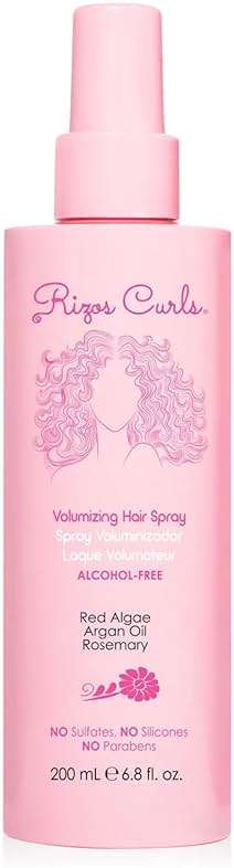 Rizos Curls Alcohol-Free Curl Hair Spray – Flexible Hold, Volume & Frizz Control – Adds Shine & Bounce for All Hair Types Wavy, Curly, Coily 1a–4c – Sulfate, Paraben & Alcohol-Free - Image 1