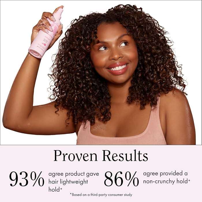 Rizos Curls Alcohol-Free Curl Hair Spray – Flexible Hold, Volume & Frizz Control – Adds Shine & Bounce for All Hair Types Wavy, Curly, Coily 1a–4c – Sulfate, Paraben & Alcohol-Free - Image 4