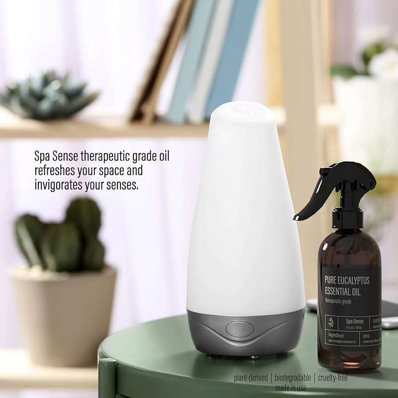 Spa Sense Pure Eucalyptus Oil Shower Mist and Steam Room Spray - 8 Ounce Premium Aromatherapy Eucalyptus Essential Oil Spray - Image 5