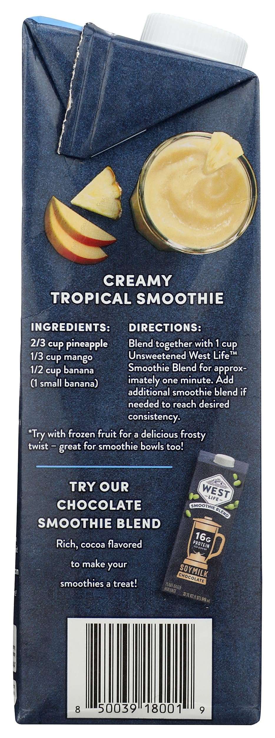 West Life Unsweetened Smoothie Blend Soymilk, 32 FZ - Image 5