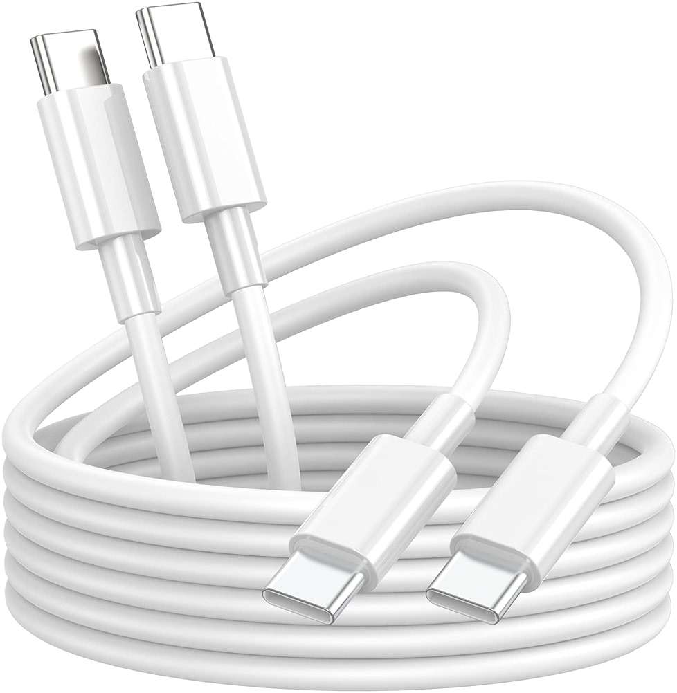 USB C to USB C Charging Cable for Apple iPhone 17/16/15 Charger Fast 6ft Long USBC to USB-C Power Cord for iPhone 17/16 Pro/Pro Max/Air, MacBook Air 13 inch/IPad Pro/Air/10th/4/5 Type C 2Pack 6 ft 60W - Image 1