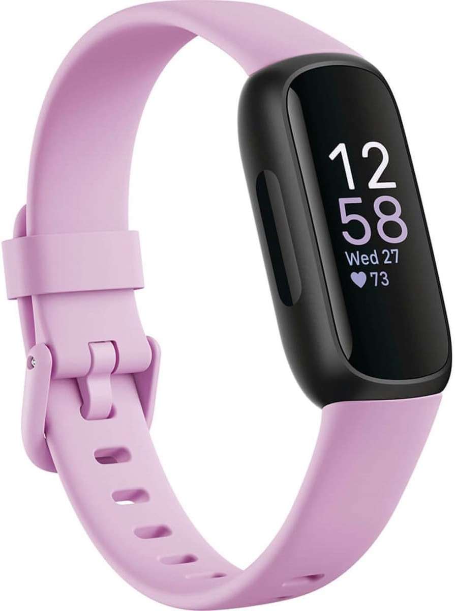 Fitbit Inspire 3 Health & Fitness Tracker with Stress Management, Workout Intensity, Sleep Tracking, 24/7 Heart Rate - 3-Month Google Health Premium Membership Included - Lilac Bliss/Black - Image 3