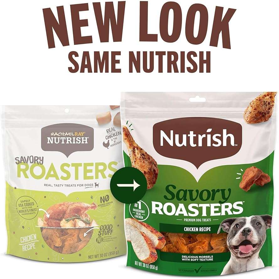 Nutrish Savory Roasters Chicken Recipe Premium Dog Treats, 30 oz. Pouch (Rachael Ray) - Image 3