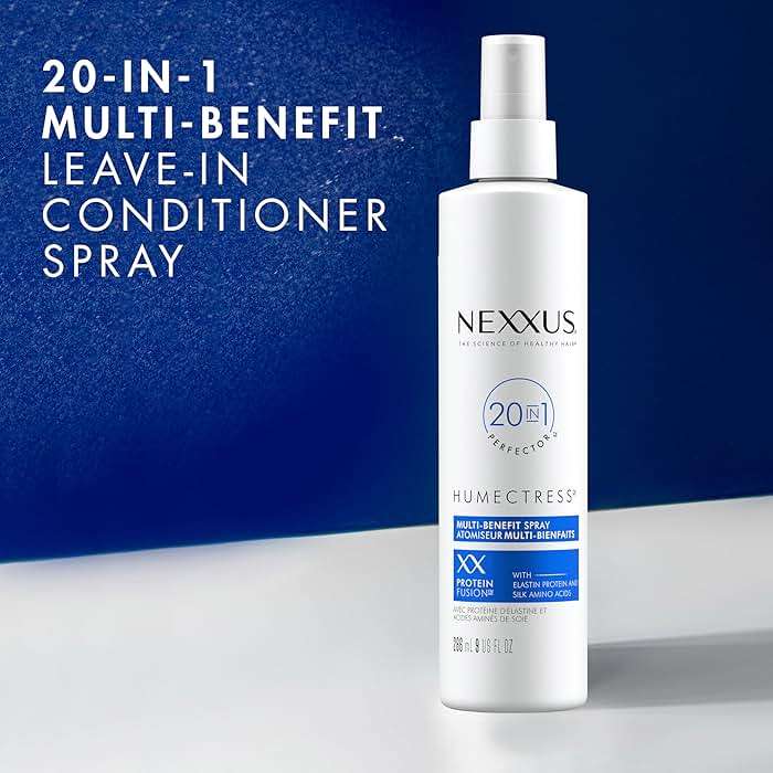 Nexxus Humectress Hair Conditioner 20-in-1 Perfector Leave In Spray for Dry Hair Powered by Polysoft Hydrator Technology with Tri-lipids 9 oz - Image 3