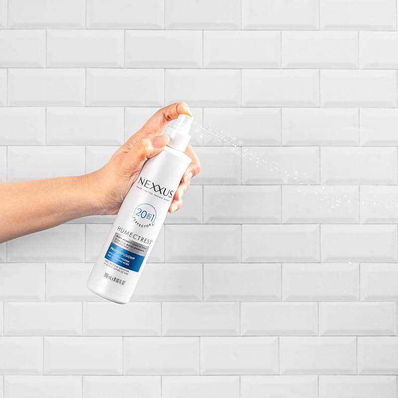 Nexxus Humectress Hair Conditioner 20-in-1 Perfector Leave In Spray for Dry Hair Powered by Polysoft Hydrator Technology with Tri-lipids 9 oz - Image 8