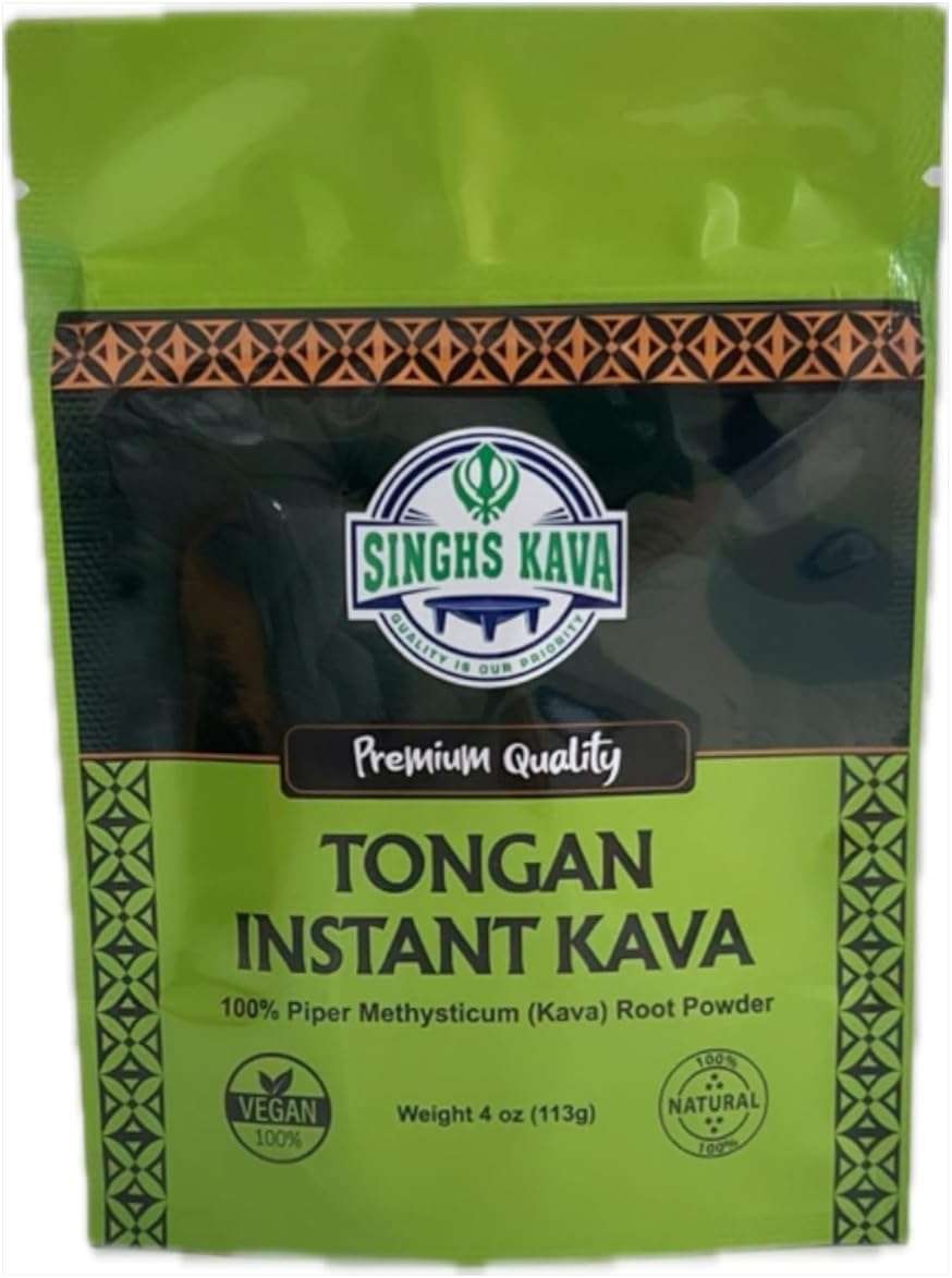 SINGHS Micronized Instant Kava Powder - Tongan Kava, 4 Ounce (Pack of 1), 4.0 Ounce, Pack of 1 (50201700) - Image 2