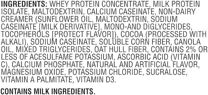 Muscle Milk Genuine Protein Powder, Chocolate, 1.93 Pounds, 13 Servings, 32g Protein, 2g Sugar, Calcium, Vitamins A, C & D, NSF Certified for Sport, Energizing Snack, Packaging May Vary - Image 9