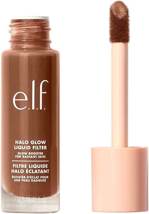 e.l.f. Halo Glow Liquid Filter, Complexion Booster For A Glowing, Soft-Focus Look, Infused With Hyaluronic Acid, Vegan & Cruelty-Free, 8 Rich - Image 2