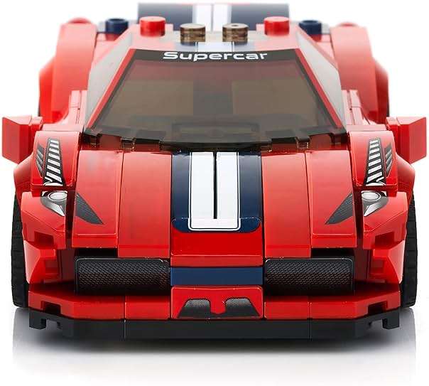 Block Builder Ferrari F8 Racing Car Building Block Set (306 Pieces). Racing Car Building Blocks for Kids and Adults - Image 7