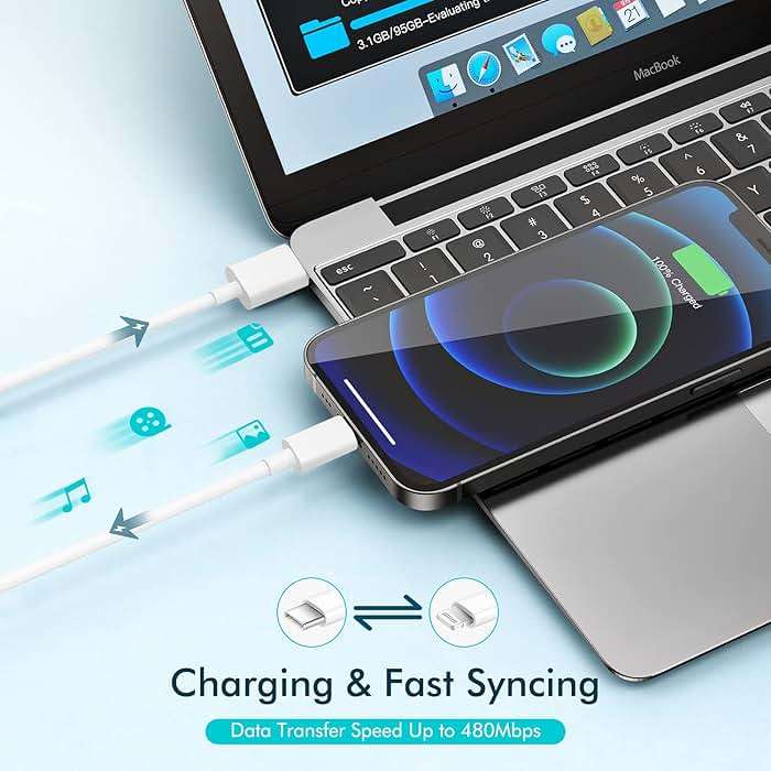 Fast iPhone Charger, Quick 10Foot USBC Wall Charger Phone Charge 2Pack PD USB C Fast Charge Block + Long 10FT Lightning Fast Charging Cable for iPhone 14/Pro/Pro Max/Plus/13/12/11/XS/XR/X/SE2022/iPad - Image 4