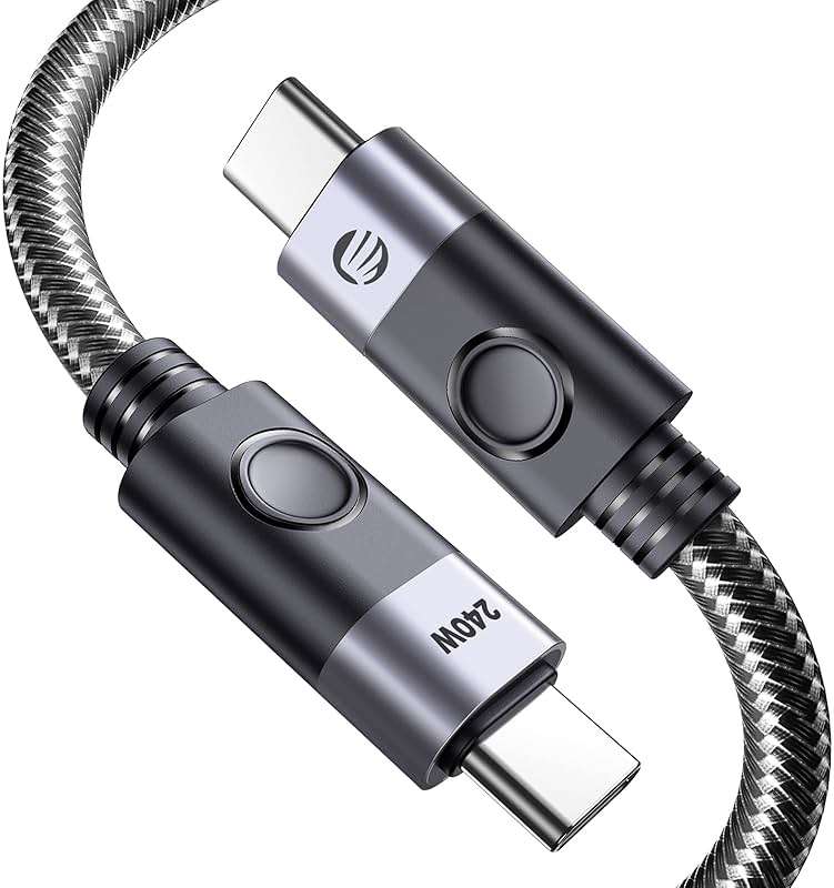 ORICO 1M USB C to USB C Cable, 240W PD 3.1 Charging, 20Gbps Data Transfer, Compatible with Dell, iPad, Pixel, Hub, Docking and More - Image 1