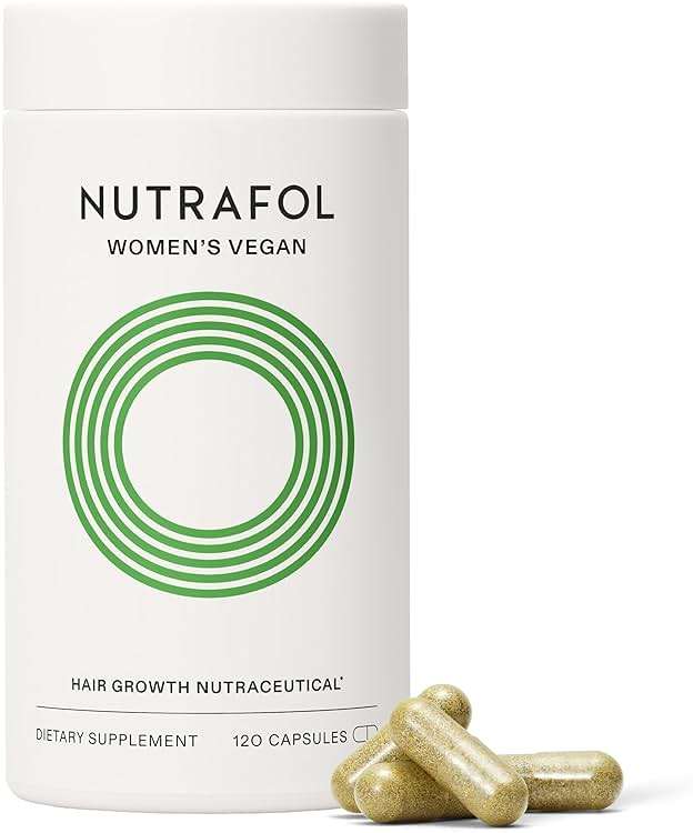 Nutrafol Women's Hair Growth Supplements, for Women 18-44 Years Old, Clinically Tested for Visibly Thicker, Stronger Hair, 100% Vegan Ingredients, Dermatologist Recommended - 1 Month Supply - Image 1