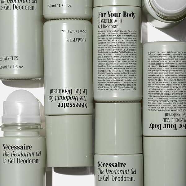 Nécessaire - The Deodorant Gel Eucalyptus - Aluminum-Free - For Women & Men. Clinical Mandelic Acid Deodorant. Extra Strength Odor Control. No Bumps. No Discoloration. No Parabens. 1.7 fl oz - Image 10