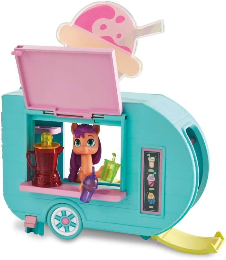 My Little Pony Playset Sunny Starscout Smoothie Truck Set, Hoof to Heart Pony Doll, Toys for Girls and Boys 5 Years Old+ - Image 7