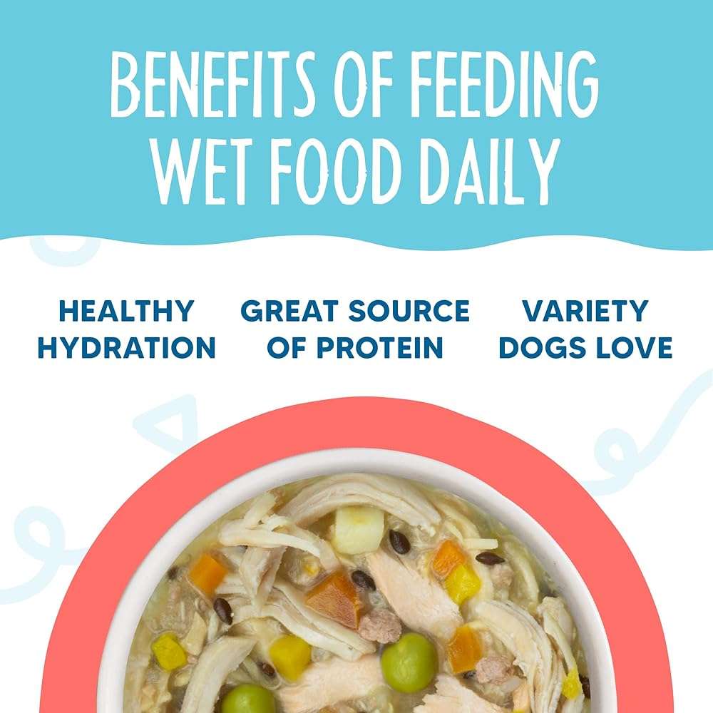 Weruva Meals 'n More Natural Wet Dog Food, Woof Woof Floof! Skin & Coat Health Variety Pack, 3.5oz Cup (Pack of 10) - Image 6