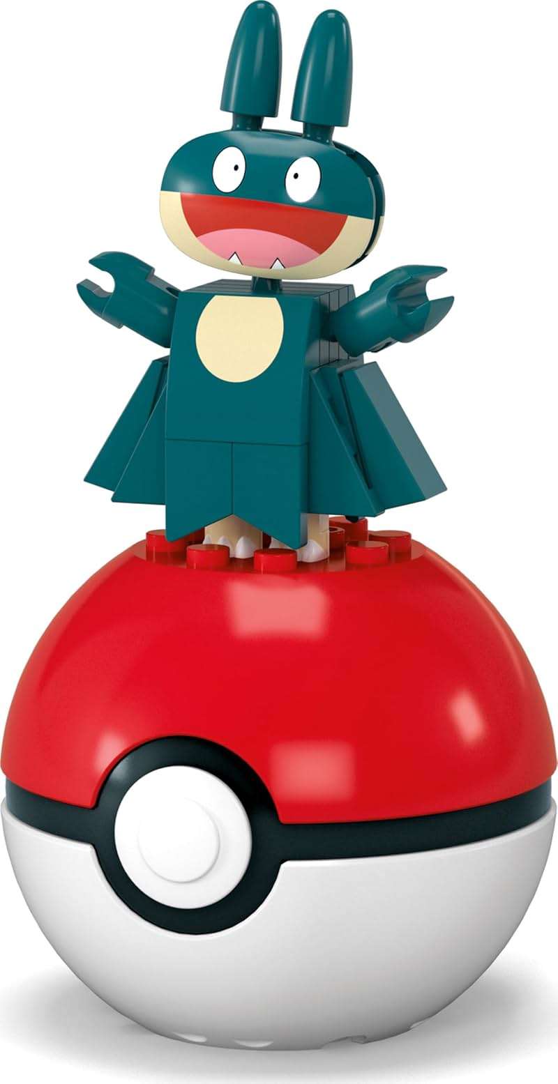 MEGA Pokemon Building Toys Set Trainer 8 Pack with 189 Pieces, 8 Articulated and Poseable Characters, 2 Inches Tall, for Kids - Image 5