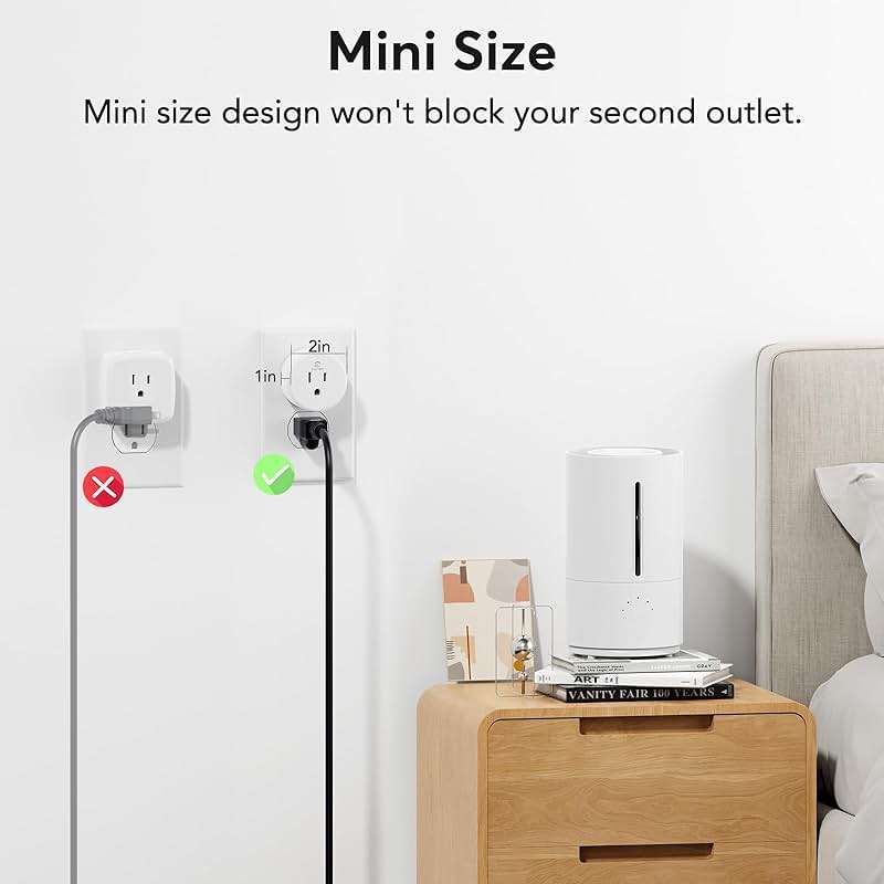 EIGHTREE Smart Plug, WiFi Outlet Works with Alexa & Google Home, Smart Home Socket with Remote Control & Timer Function, 2.4GHz WiFi Only, 4 Packs - Image 7