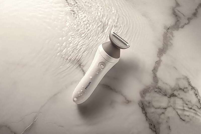 Philips Beauty Lady Electric Shaver Series 6000, Cordless with 4 Accessories, BRL136/00, White - Image 15