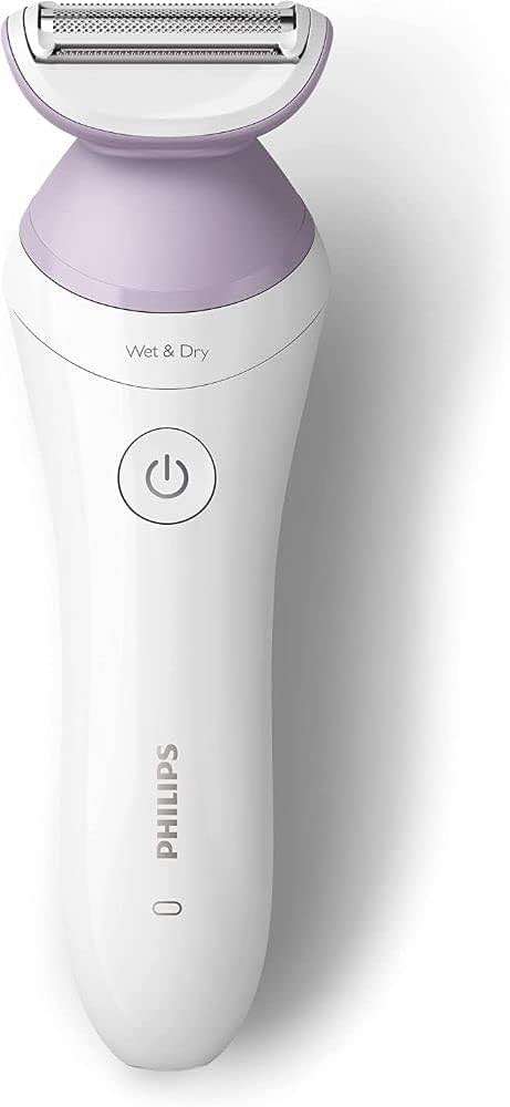 Philips Beauty Lady Electric Shaver Series 6000, Cordless with 4 Accessories, BRL136/00, White - Image 7