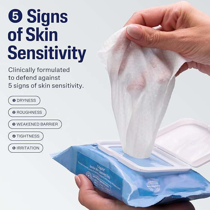 Cetaphil Face and Body Wipes, Gentle Skin Cleansing Cloths, 25 Count (Pack of 3), for Dry, Sensitive Skin, Flip Top Closure, Great for the Gym, Travel, in the Car, Hypoallergenic, Fragrance Free - Image 4
