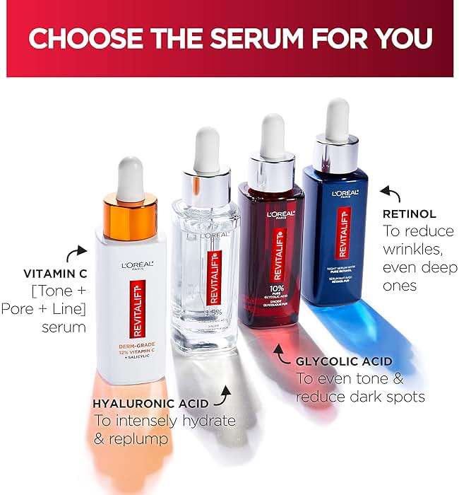 L'Oreal Paris Revitalift 12% Pure Vitamin C Serum, Brightening Serum For Face with Vitamin E, Salicylic Acid, 1 oz + Moisturizer Sample - Image 7