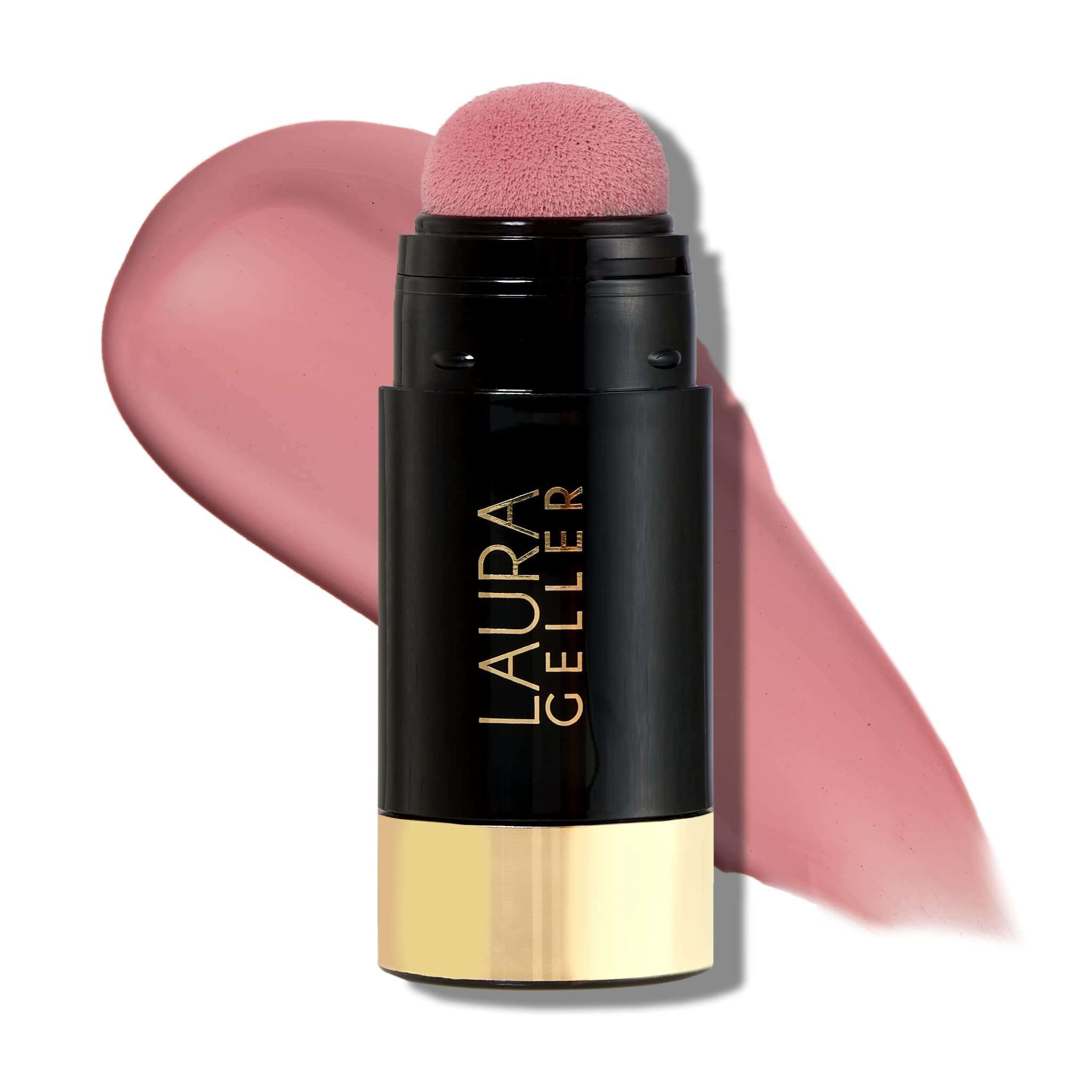 LAURA GELLER NEW YORK Serum Blush Tint, Lightweight Liquid Blush for Cheeks, Weightless Watercolor Sheer Finish, Practical Pink - Image 1