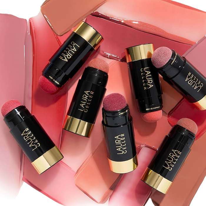 LAURA GELLER NEW YORK Serum Blush Tint, Lightweight Liquid Blush for Cheeks, Weightless Watercolor Sheer Finish, Practical Pink - Image 8