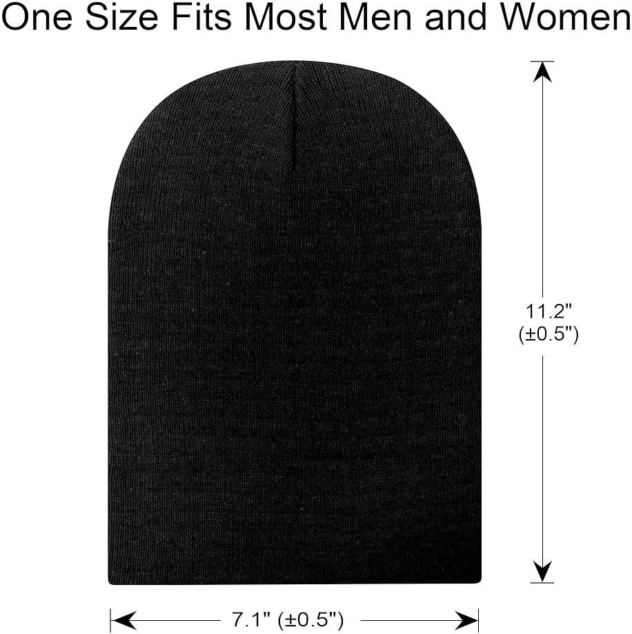 LYDTICK 25 Pack Winter Beanie Hats Bulk for Men Women, Wholesale Knit Beanies Cold Weather Skull Caps - Image 2