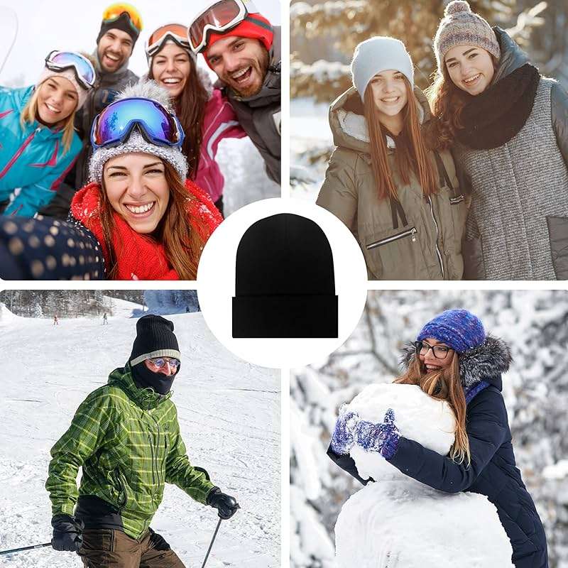 LYDTICK 25 Pack Winter Beanie Hats Bulk for Men Women, Wholesale Knit Beanies Cold Weather Skull Caps - Image 6