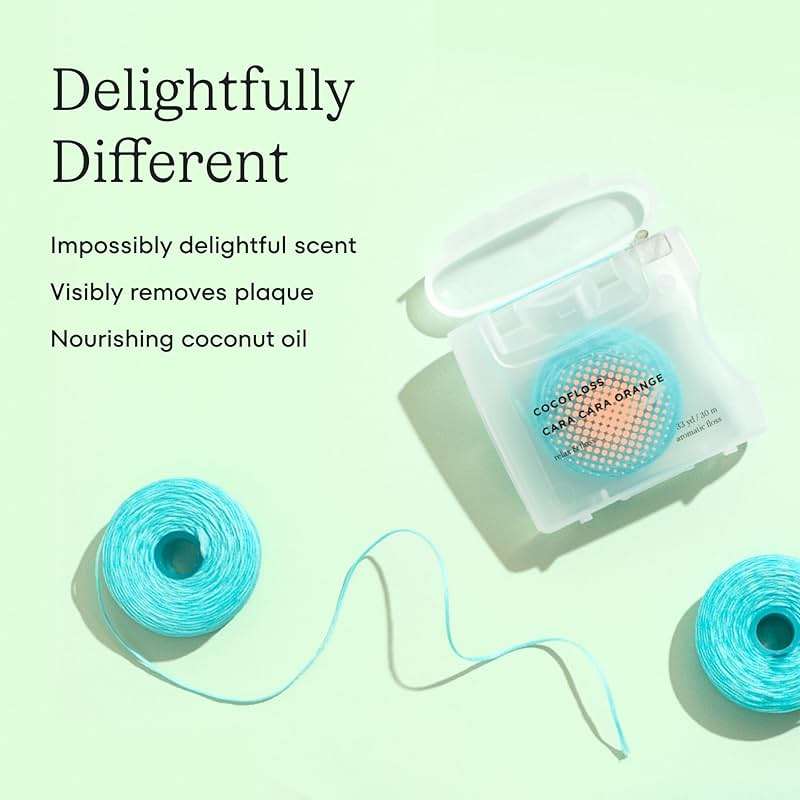 Cocofloss Expanding Woven Dental Floss by Cocolab, Waxed Tooth Floss for Daily Oral Care, Coconut Oil Infused, Vegan, for Adults and Kids, Signature Set, 4 Pack - Image 4
